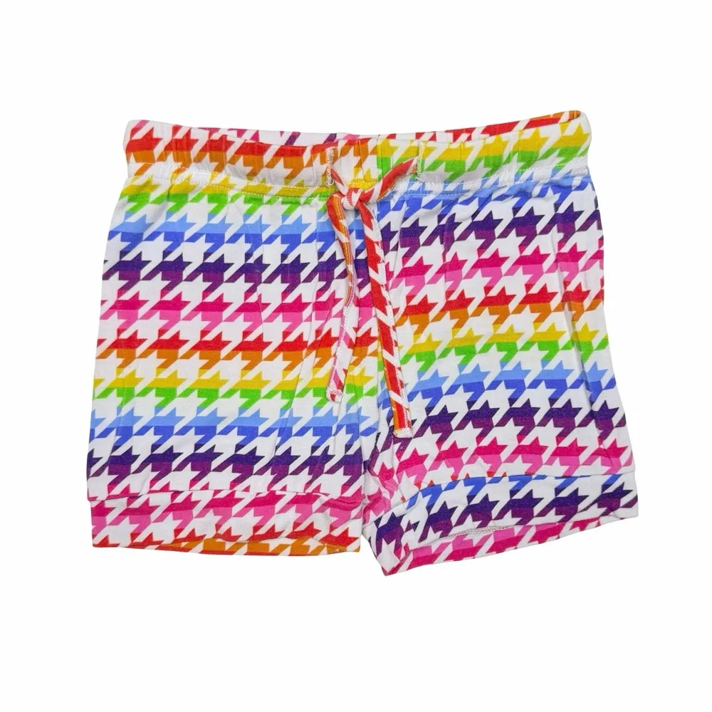 Little‎ Bum Bums Rainbow Houndstooth Bamboo Pajamas